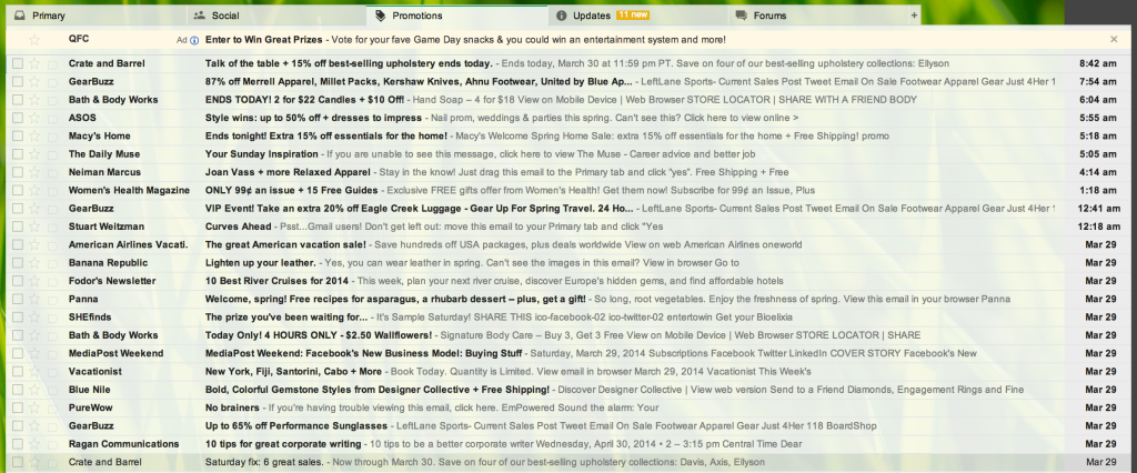 Gmail Before