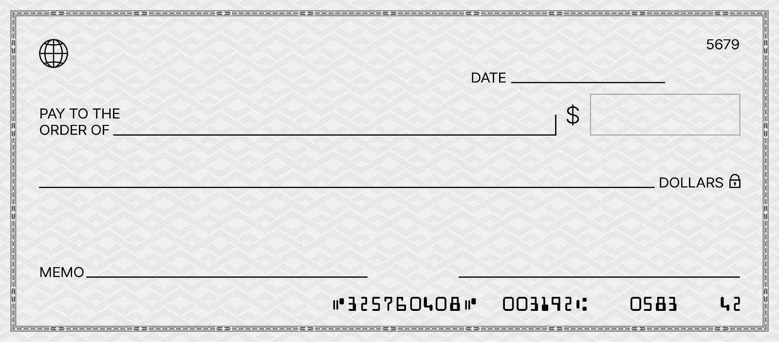 blank cashiers check template