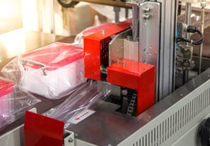 an automated packaging machine at work