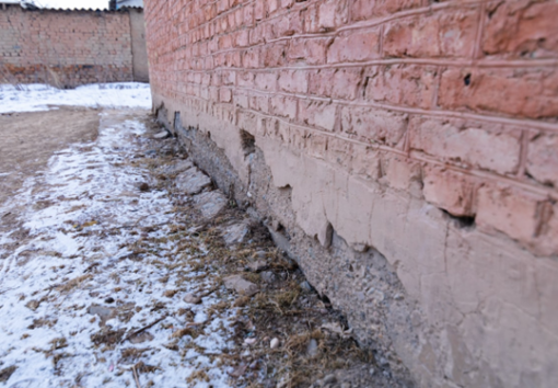 building with water damage