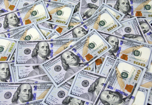 a stack of money
