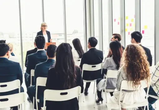 a team benefiting from sexual harassment prevention training