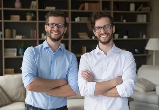 twin brothers as business partners