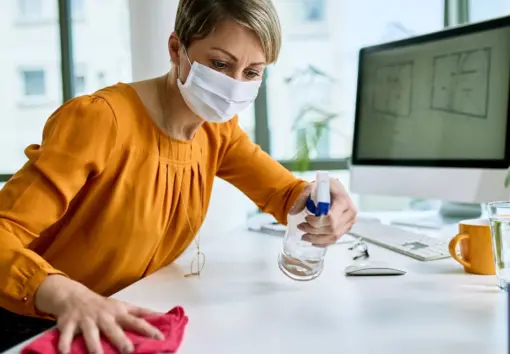 a clean and healthy workspace