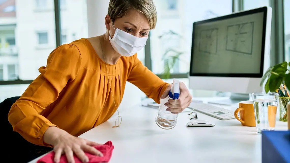 a clean and healthy workspace