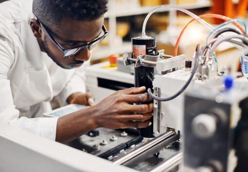 an engineer working on a new project