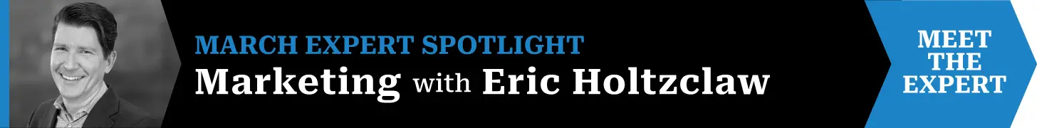 March spotlight of Eric Holtzclaw