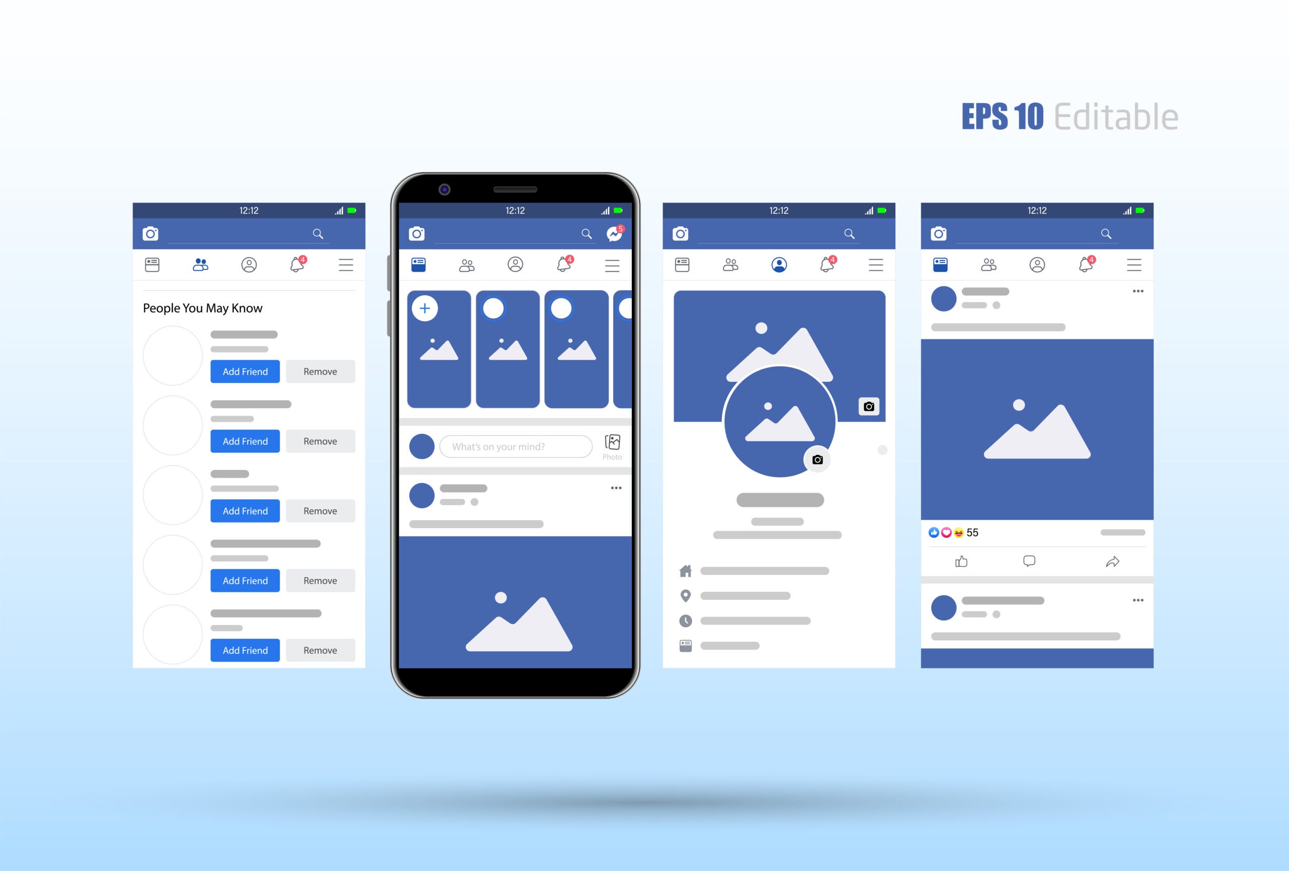 facebook views on a mobile device