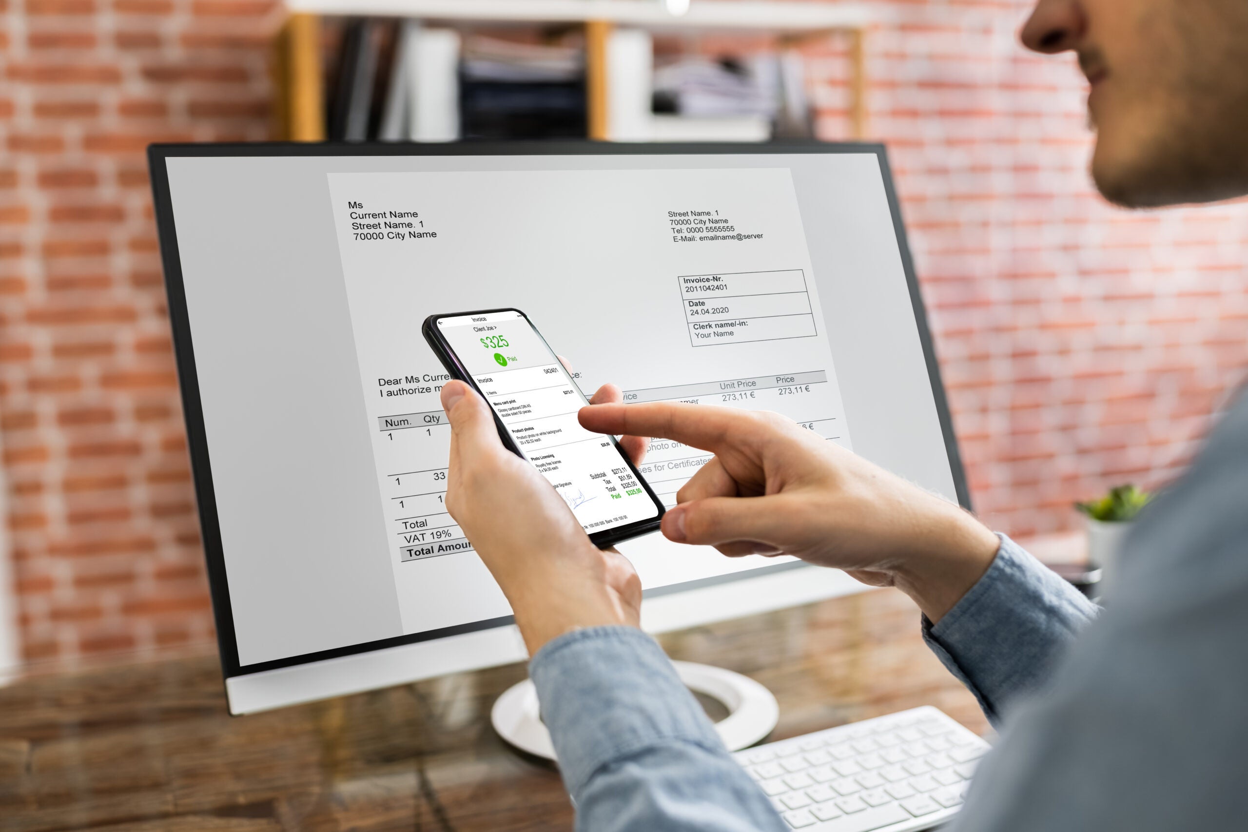 Online Invoice Tax Accounting Using Phone Online Invoice Tax Accounting Using Phone And Computer