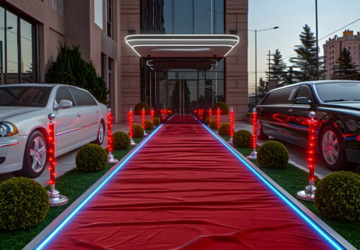 red carpet entrance