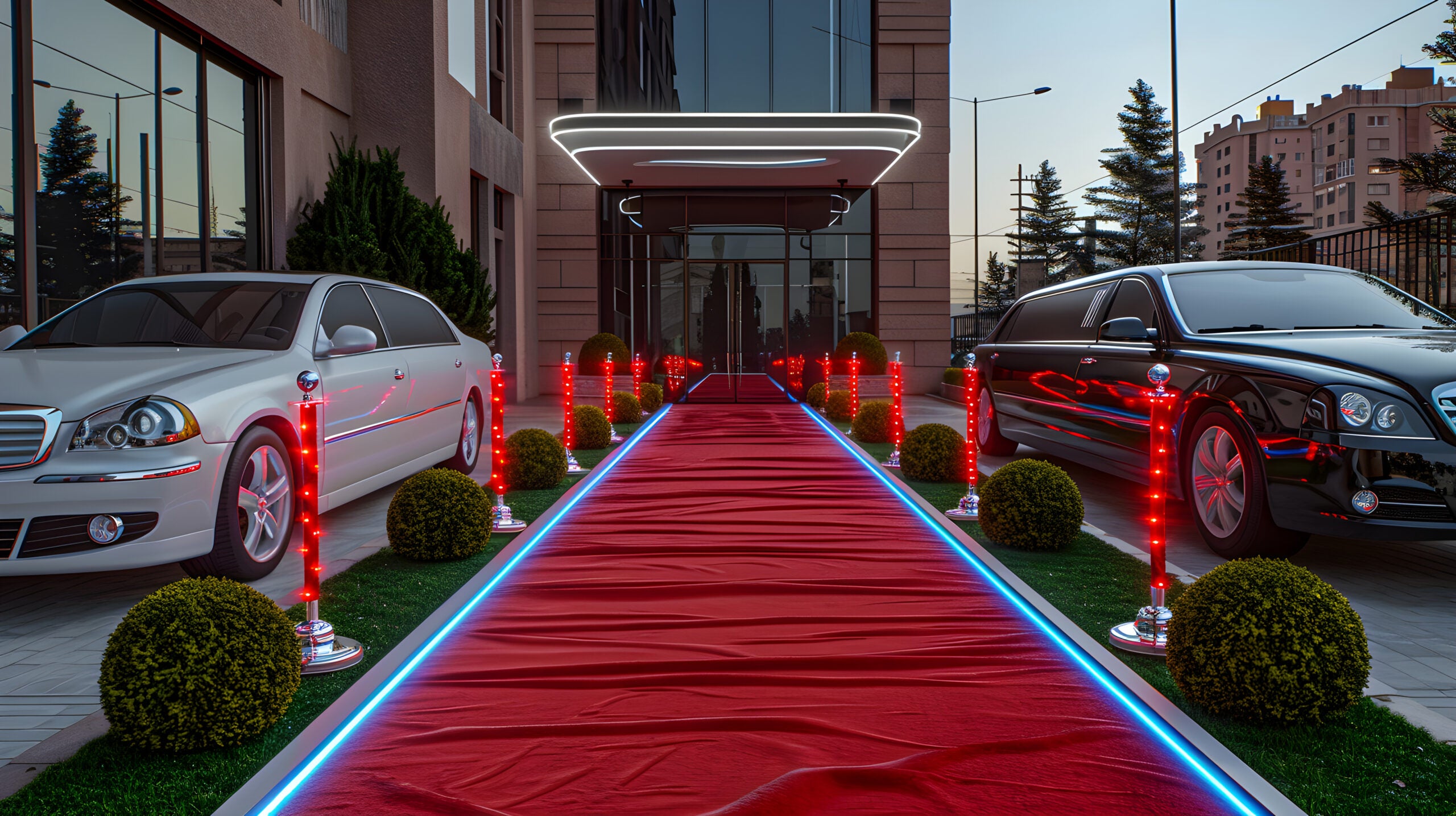 red carpet entrance