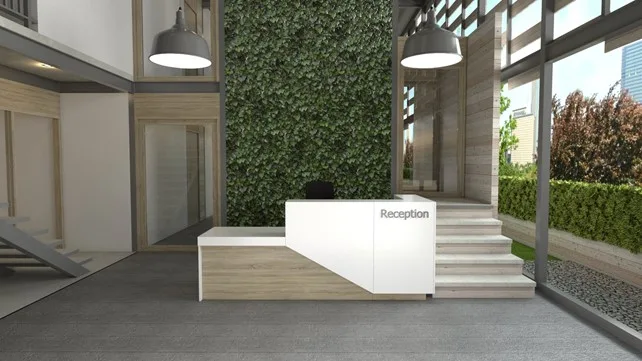 office reception area