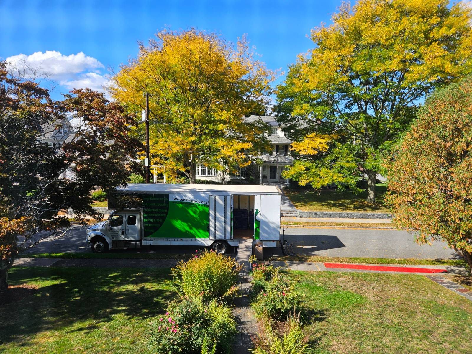 moving fan in front of homes