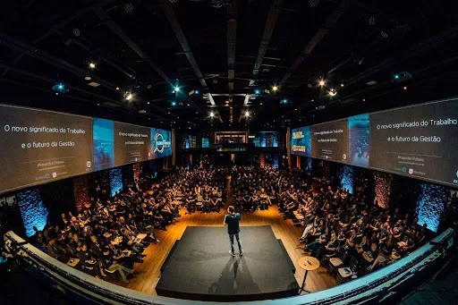 large audience in auditorium