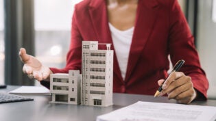 Broker signs a sales agreement. agent, lease agreement, successful deal