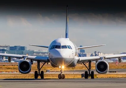 Airplane on runway