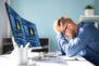 Ransomware Malware Attack. Business Computer Hacked