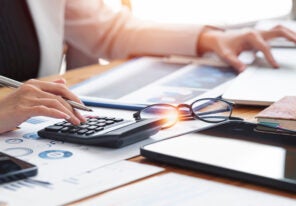 accountant working