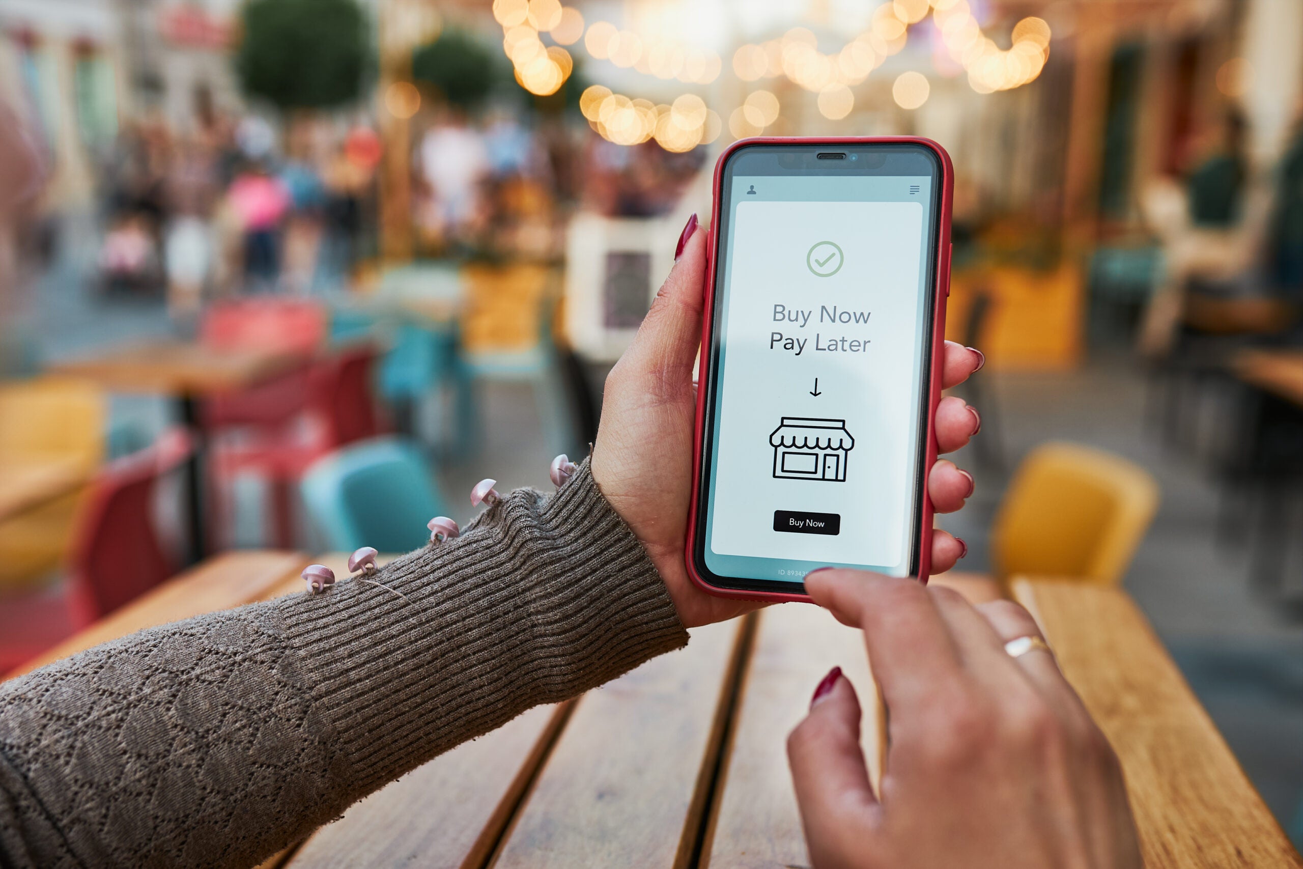 BNPL Buy now pay later online shopping service on smartphone. Online shopping. Paying after delivery. Complete the payment after purchase at no added cost. Payment after credit check. Easy way to shop online. Afterpay service BNPL Buy now pay later online shopping service on smartphone. Online shopping. Paying after delivery. Complete the payment after purchase at no added cost. Payment after credit check. Easy way to shop online. Afterpay service